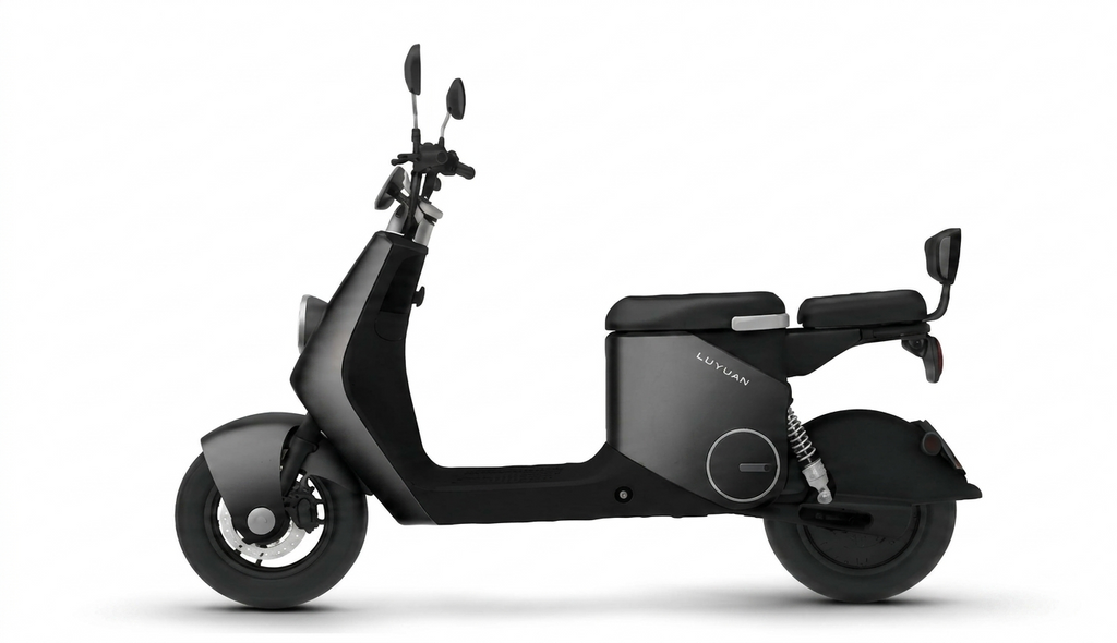 Retro-Modern Sleek Urban Electric Scooter