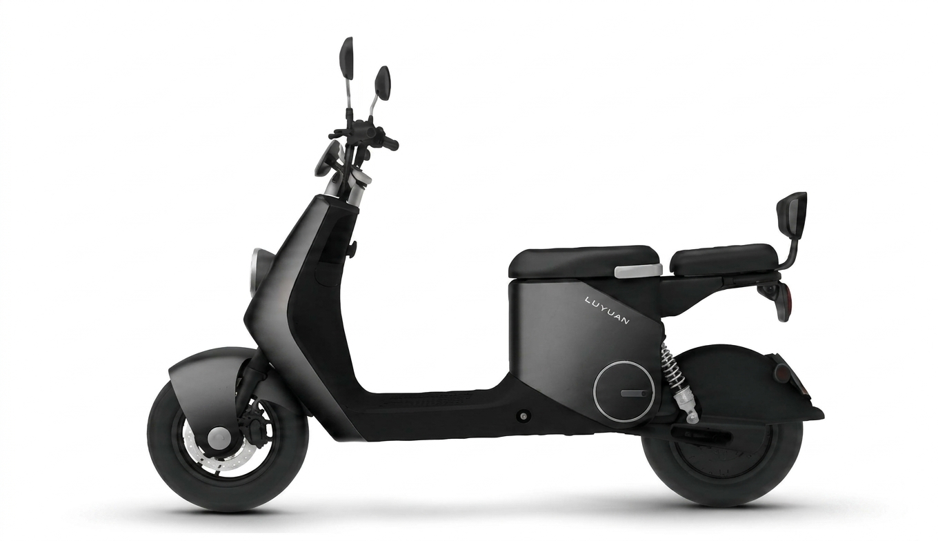 Retro-Modern Sleek Urban Electric Scooter