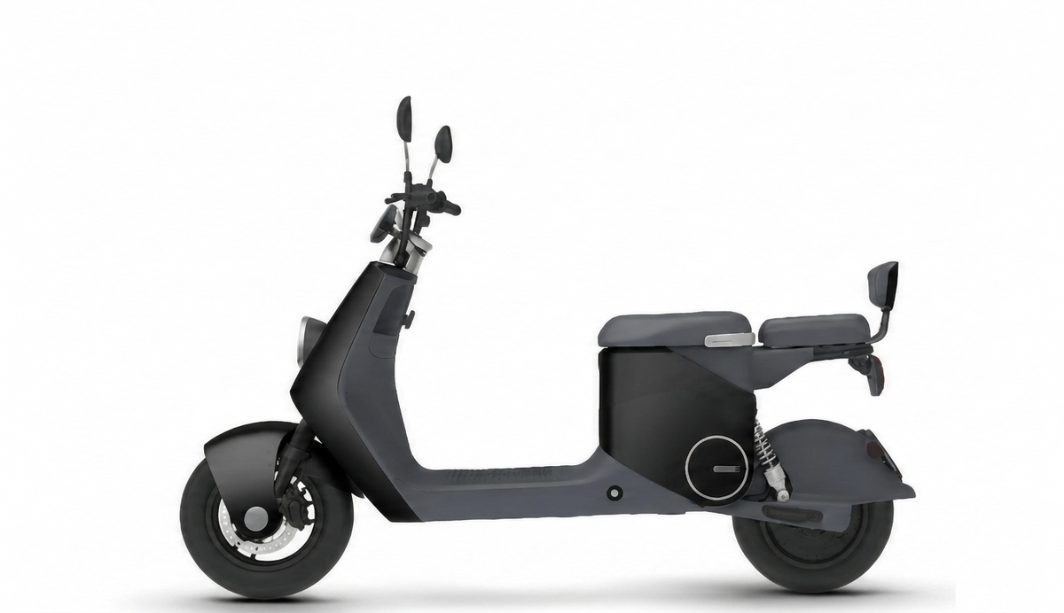 Retro-Modern Sleek Urban Electric Scooter