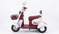Compact Electric Trike with Storage Basket